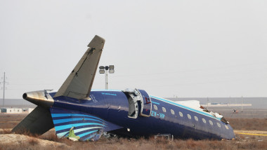 Evidence collection underway at Azerbaijani passenger plane crash site in Aktau