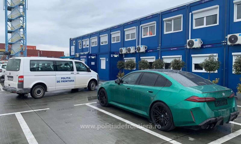 Bolid de lux în valoare de 750.000 de lei, căutat de autorităţile din Polonia, descoperit în Portul Constanţa