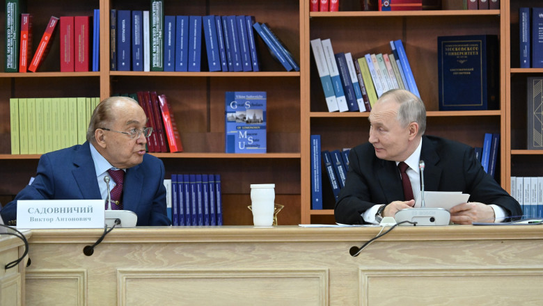 Russian President Vladimir Putin's visit to the Lomonosov Moscow State University (MSU) ahead of Russian Student Day and the 270th anniversary of Moscow University celebrated on January, 25.