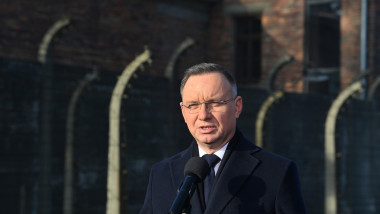 Andrzej Duda, politik, prezident, koncentrační tábor Osvětim, Auschwitz I, 80. výročí osvobození