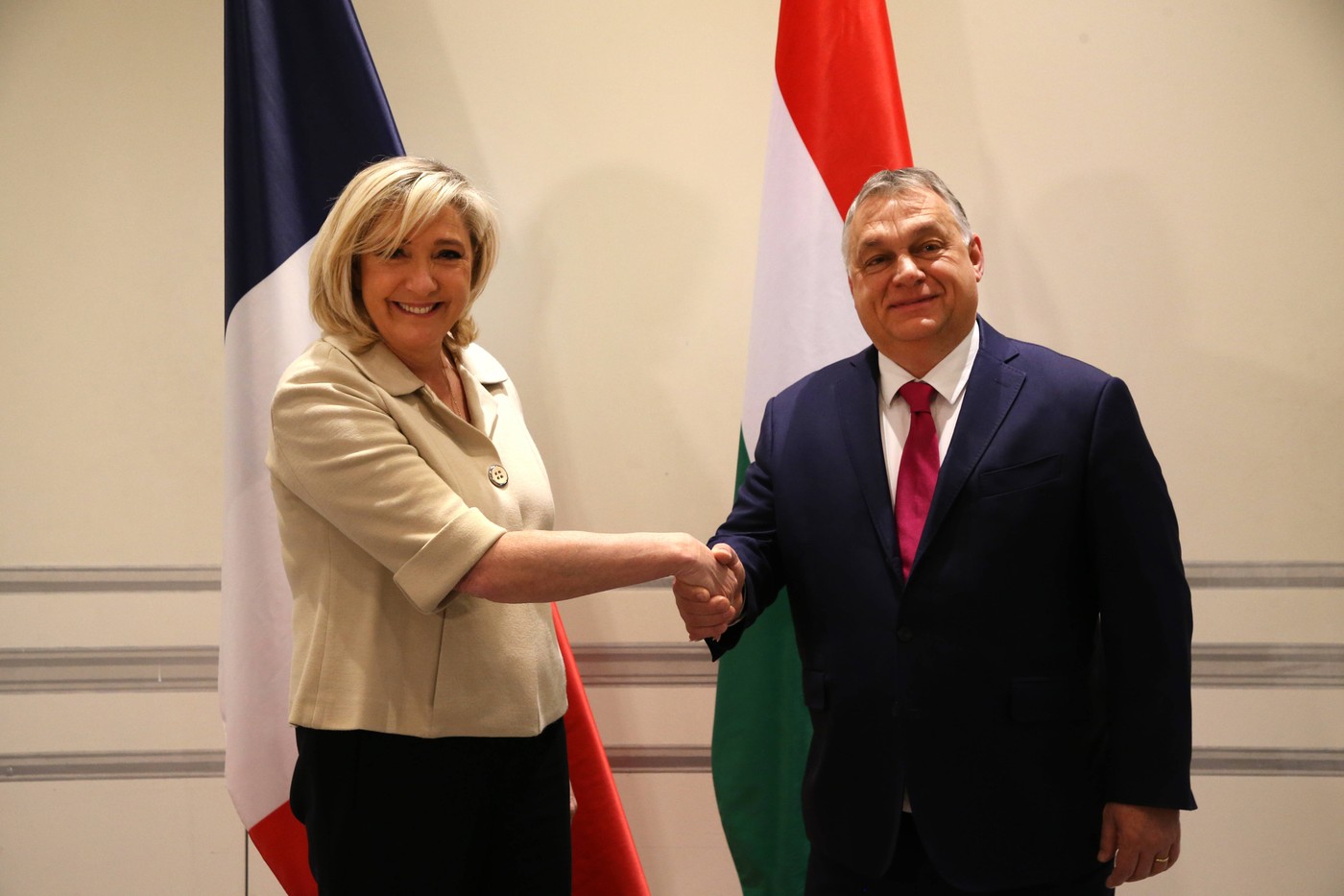 Marine Le Pen și Viktor Orban se întâlnesc la Madrid, la începutul lui februarie, în primul summit al grupului „Patrioți pentru Europa”
