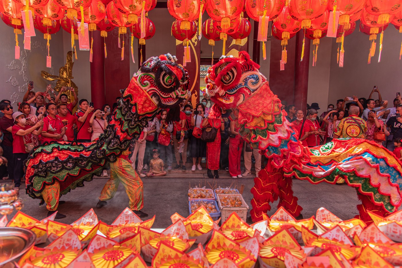 Începutul „Anului Șarpelui”. Milioane de oameni sărbătoresc Anul Nou Chinezesc: străzile și casele, decorate cu simboluri ale fericirii
