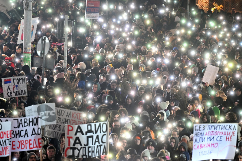 Novak Djokovici condamnă actele de violență împotriva protestatarilor din Serbia