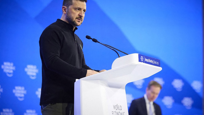 Zelensky At WEF - Davos