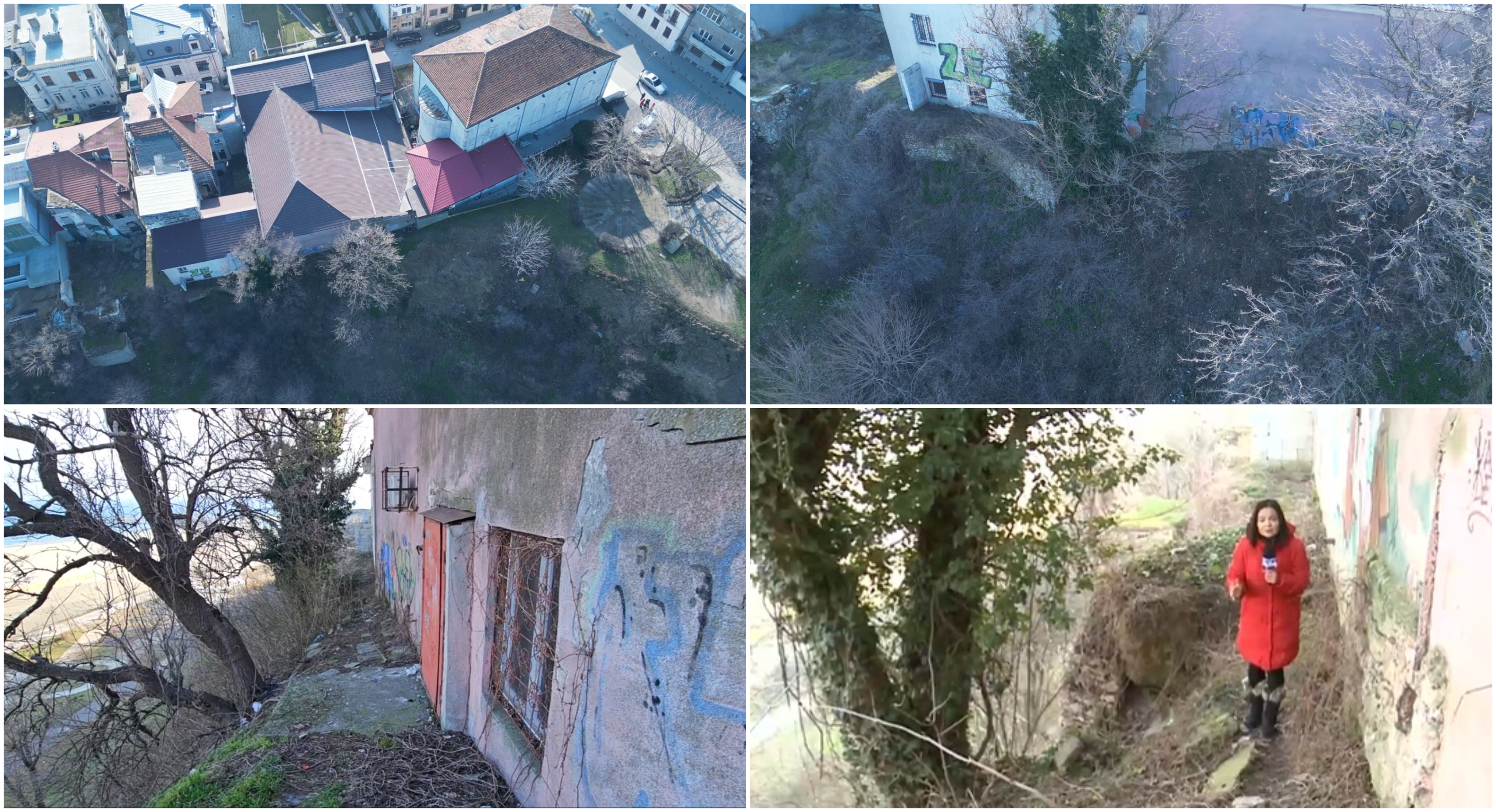 Faleza din Constanța se prăbușește. Râpa a ajuns la doar câțiva centimetri de două clădiri istorice. „Erodarea continuă zi de zi”