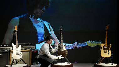 'Jeff Beck: The Guitar Collection' photocall at Christie's London, UK - 14 Jan 2025