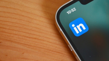 Linkedin,Logo,Appearing,On,Smartphone.,Linkedin,Is,The,World's,Largest