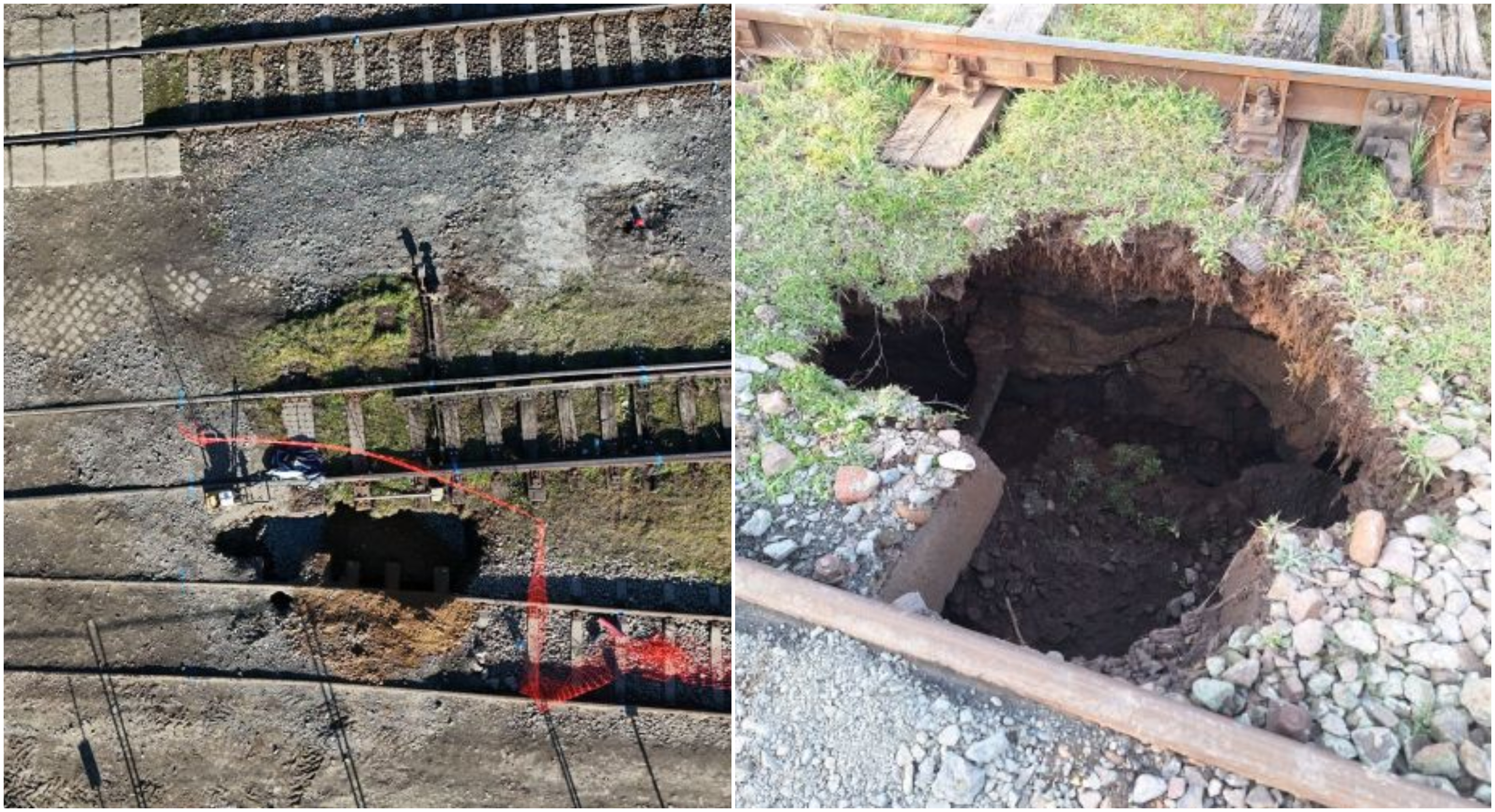 Lucrările la pasajul subteran din Timișoara, construit pe sub 10 linii de cale ferată, au fost oprite după ce pământul a luat-o la vale