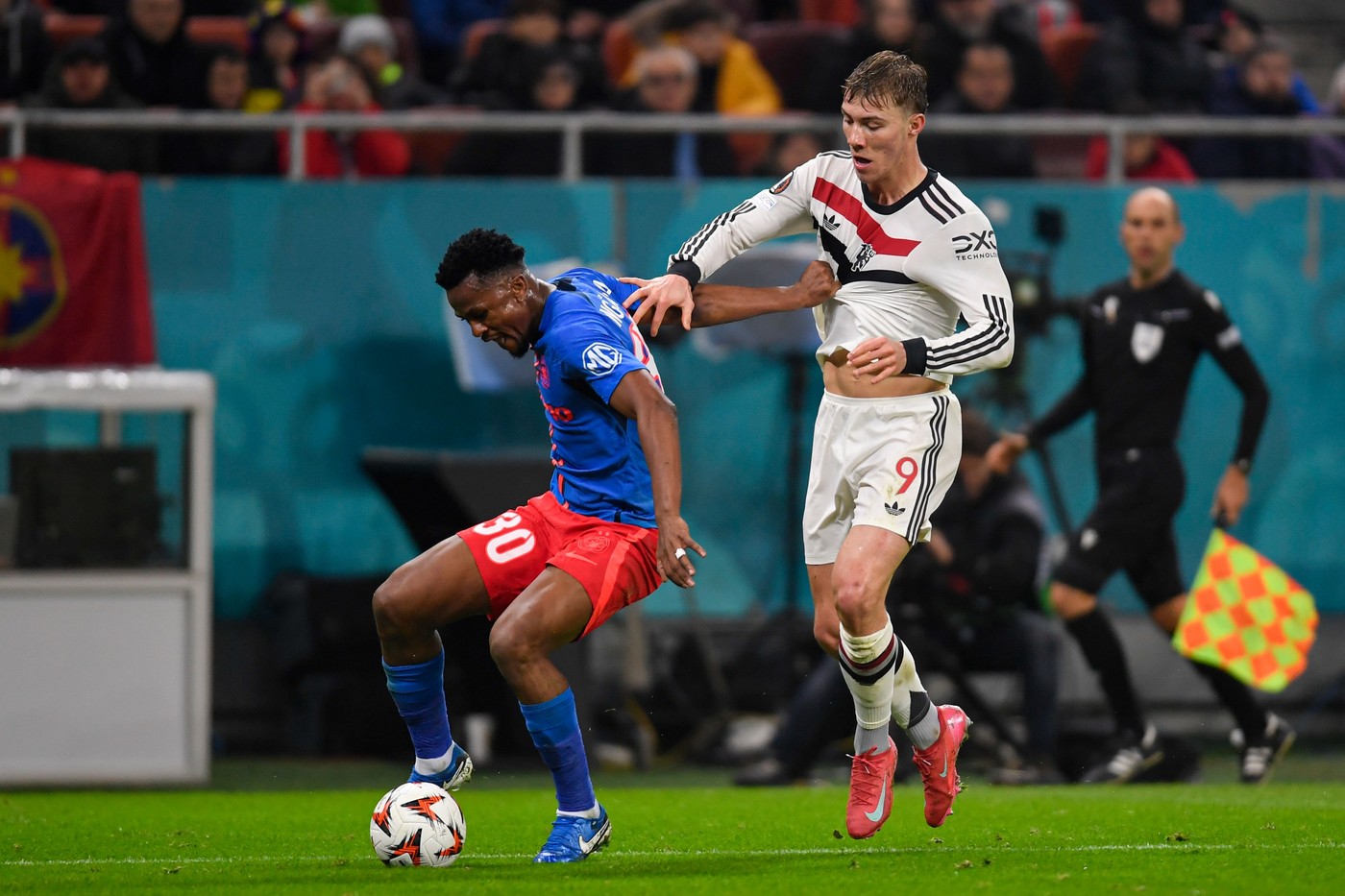 Europa League: FCSB - Manchester United. Scor final 0 - 2. FCSB pierde, dar se califică în play-off