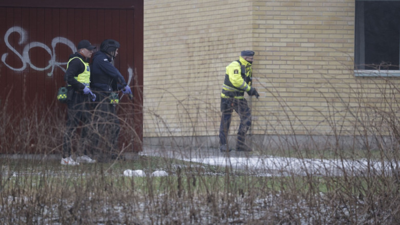 Sweden School Shooting Orebro, Örebro - 04 Feb 2025