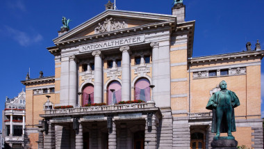 Oslo, Norway. Beautiful Oslo City Hall is a municipal building in Oslo, the capital of Norway