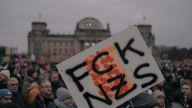 Anti Far Right Demonstration In Berlin