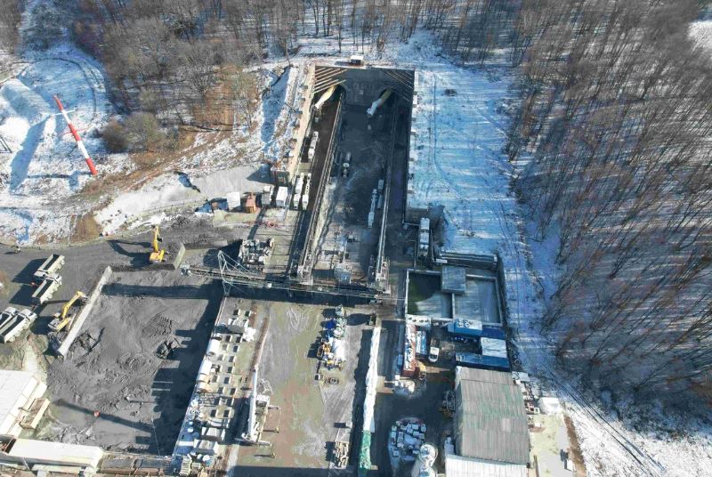 FOTO Patru tuneluri sunt forate pe traseul viitoarei căi ferate Braşov - Sighişoara. În ce stadiu sunt lucrările