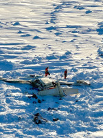 Coast Guard Finds Missing Alaska Plane In Ice, Nome, USA - 07 Feb 2025