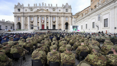 Pope Francis Celebrates Mass For Armed Forces Jubilee - Vatican