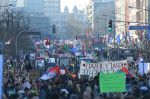 Students, protesting against train accident, reach Novi Sad