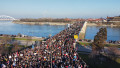 Students, protesting against train accident, reach Novi Sad