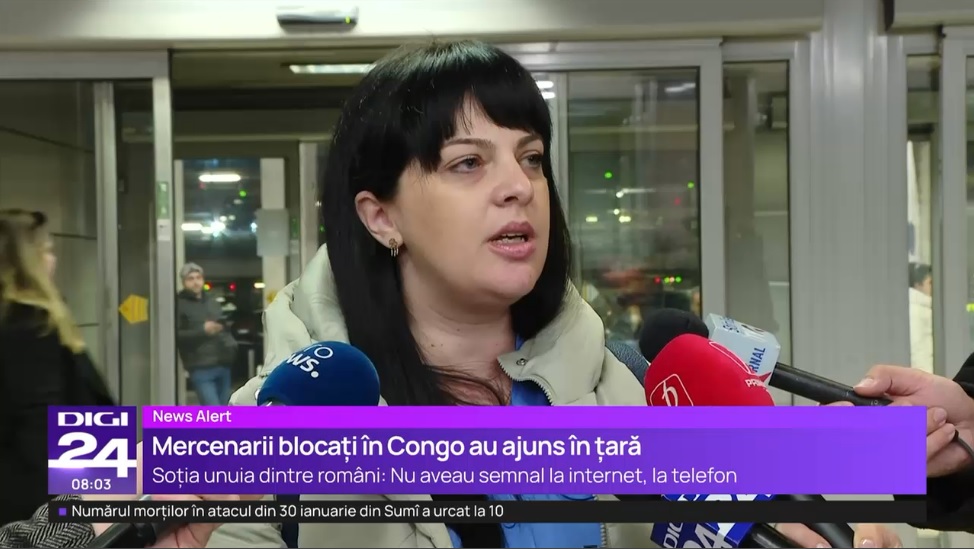 Mărturia soției unui mercenar român întors acasă din Congo. „Le-a fost teamă să nu fie luați prizonieri”