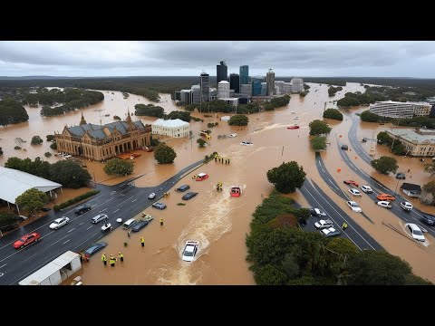 Australia e sub ape. Inundații devastatoare. O persoană a murit, mii au fost evacuate