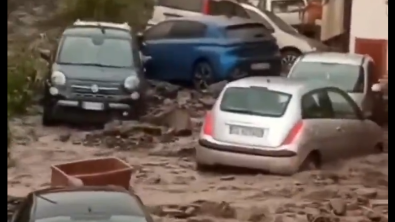 Inundaţii puternice în Sicilia: pompierii au avut peste 100 de intervenţii. Opt regiuni din sudul Italiei, sub alertă cod galben