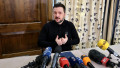 News conference of Ukrainian President Volodymyr Zelenskyy in Munich