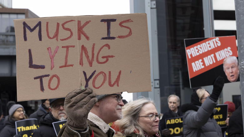 tesla protest