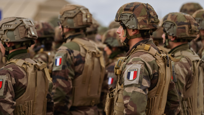 Detail,View,Of,The,French,Army,Uniform,Worn,By,Soldiers