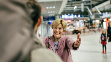 revedere in aeroport