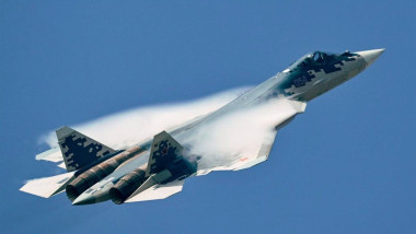 SUKHOI Su-57 Russian stealth fighter. Photo: Xinhua