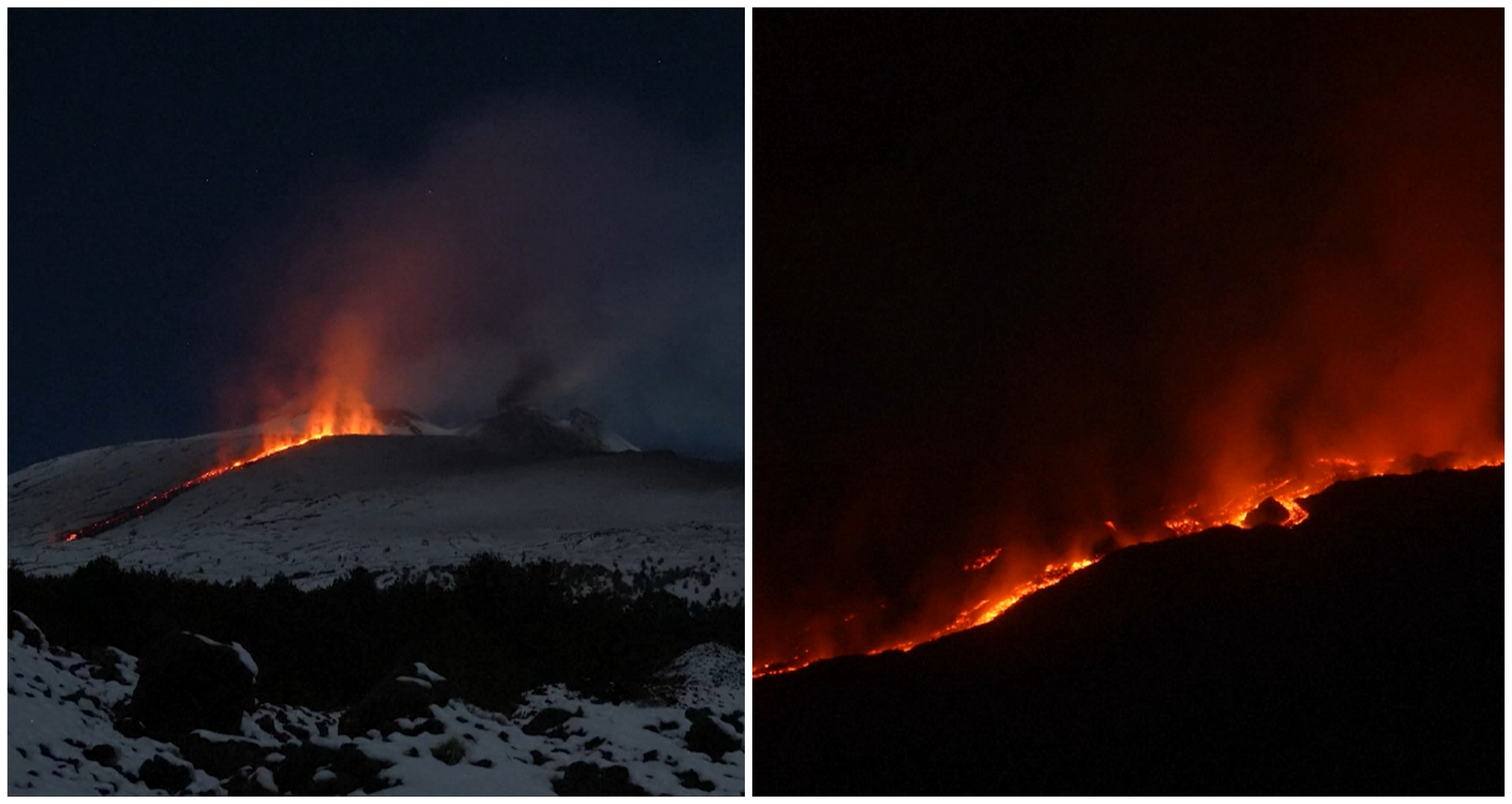 Etna, cel mai vechi vulcan din Europa, erupe din nou. Imaginile spectaculoase cu munții de cenușă și lavă