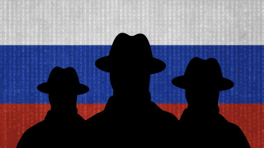 Group of Russian spies graphic illustration
