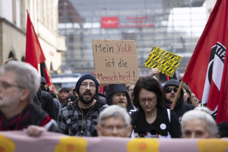 Demo gegen AfD Erfurt