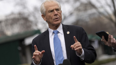 Peter Navarro Speaks To Media Outside The White House In Washington, DC ? 25 Feb 2025