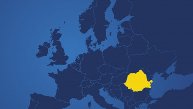 harta romania europa