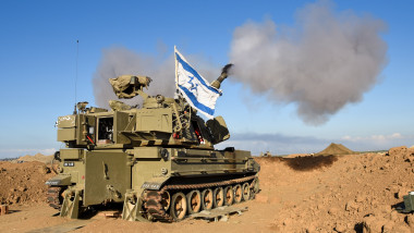 Gaza,Envelope,,Israel:,25,,October:,Idf,M109,Howitzer,Artillery,Cannon