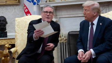 keir Starmer si donald trump in biroul oval