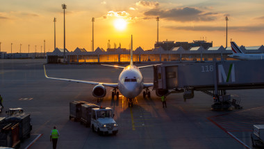 avion pe aeroportul din munchen