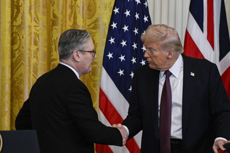 Donald Trump - Keir Starmer joint press conference in the White House