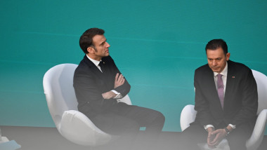 Emanuel Macron și Luis Montenegro