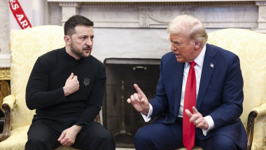 US President Donald Trump welcomes Ukrainian President Volodymyr Zelensky to the White House, WASHINGTON, United States - 28 Feb 2025