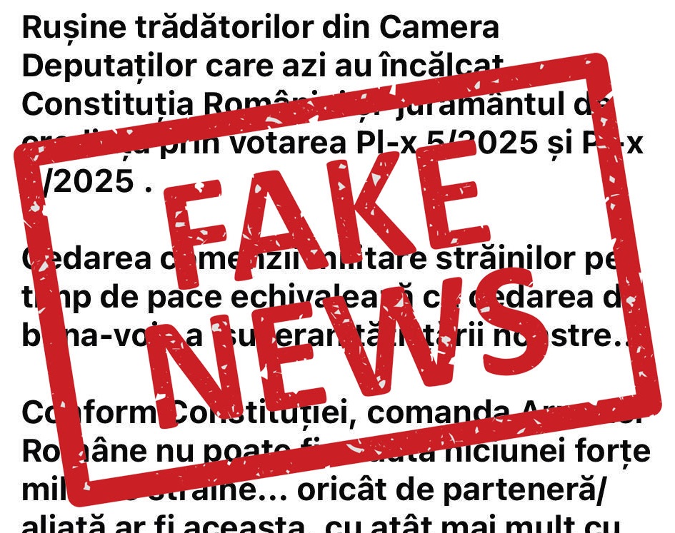MApN avertizează asupra dezinformărilor masive pe TikTok și Facebook privind legea „anti-drone”. „Se încearcă inducerea panicii”