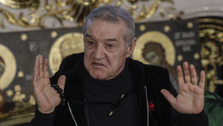 George Becali reacționează după ce a primit interdicție să cânte în strana Catedralei Patriahale