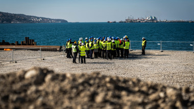 Viitorul port ungar din Trieste. Foto- Facebook:Magyar Levente