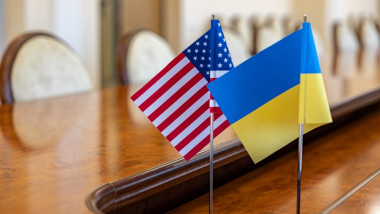 Flags,Of,United,States,And,Ukraine.,International,Negotiations.,Conclusion,Of