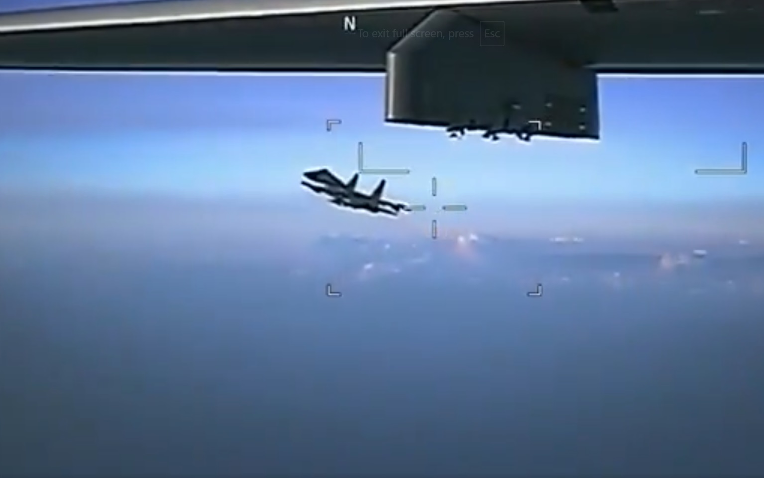 Un avion de luptă rusesc se apropie periculos de o dronă franceză. „O acțiune intenționată și agresivă”