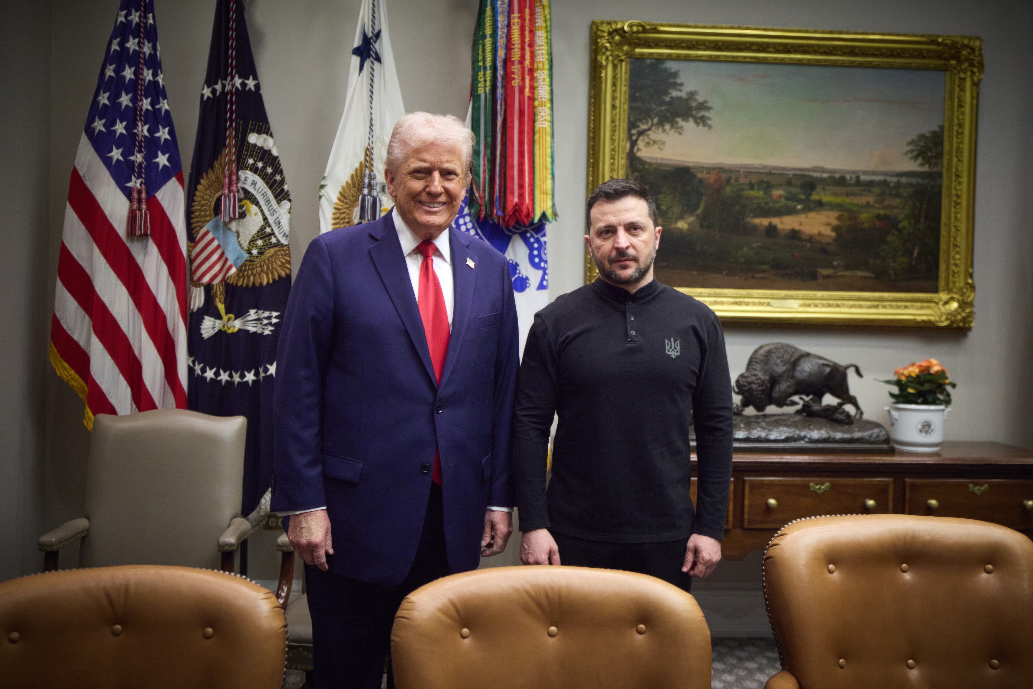 Volodimir Zelenski: „Sunt gata să lucrez sub conducerea puternică a președintelui Trump pentru a ajunge la un acord de pace durabil”