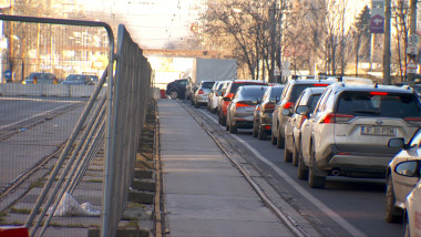 mașini în trafic in bucurești