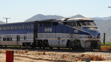 RECORD DATE NOT STATED. Amtrak California - Surfliner, Zug bzw Bahn in Kalifornien, USA. Das US-ameriĂ‚Â­kanische Unterneh