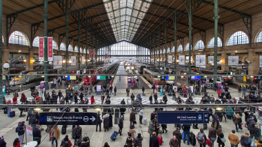 Gara de Nord din Paris.