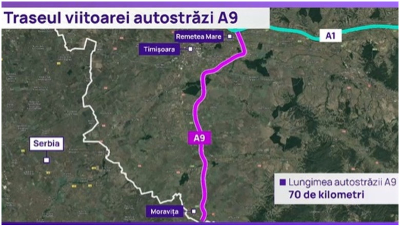 traseu autostrada A9
